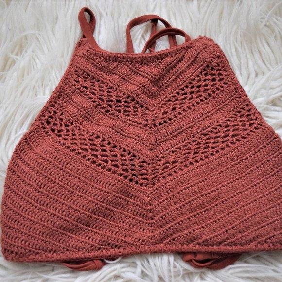 Xhilaration Other - exhilaration high neck crisscross straps swim top